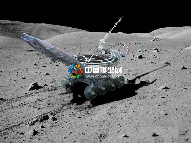 月球車模型，著陸器模型