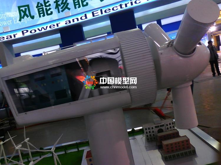 大型風(fēng)力發(fā)電機(jī)內(nèi)部結(jié)構(gòu)模型