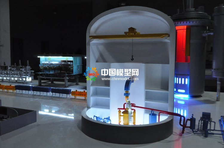 核電物理研究沙盤模型，核電站結(jié)構(gòu)模型