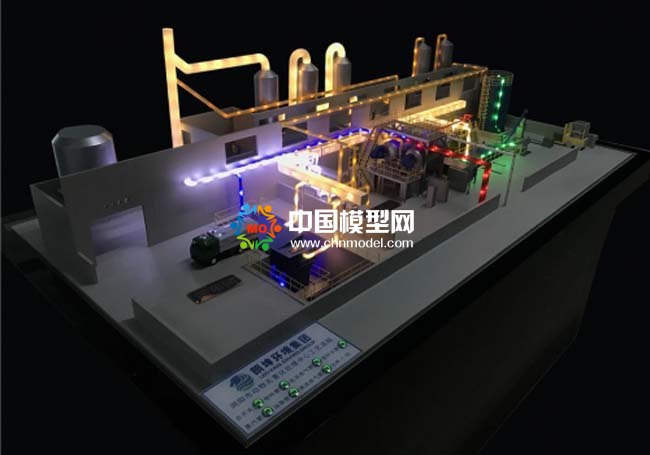 有機固體廢棄物處理沙盤模型