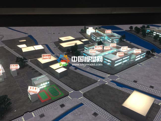 廣汽豐田汽車廠沙盤模型