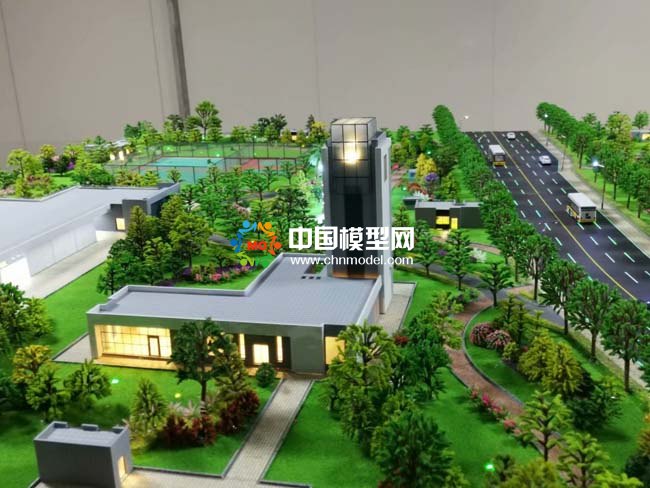 西朗污水處理廠沙盤模型