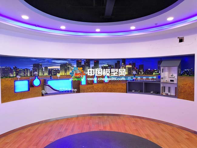 海綿城市沙盤模型體現了保護和改善城市生態(tài)環(huán)境