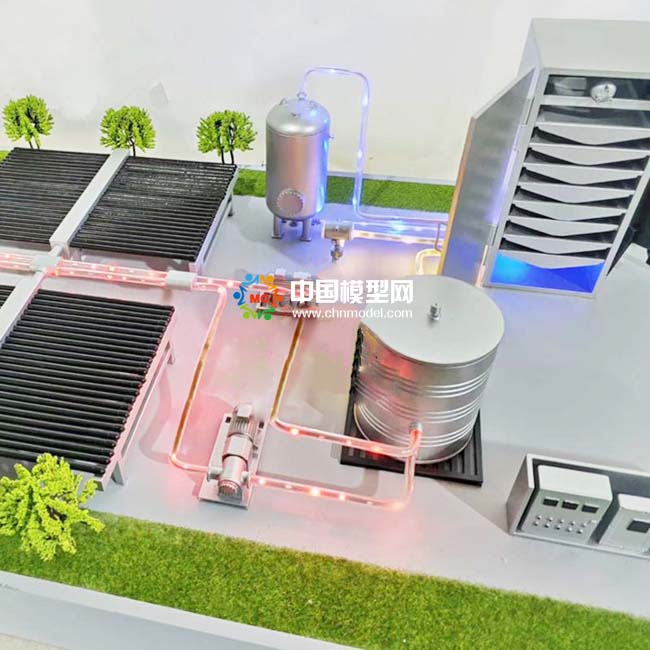 太陽能轉(zhuǎn)化裝置沙盤模型