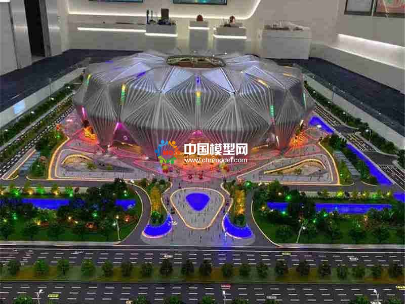 智慧工地體育館模型