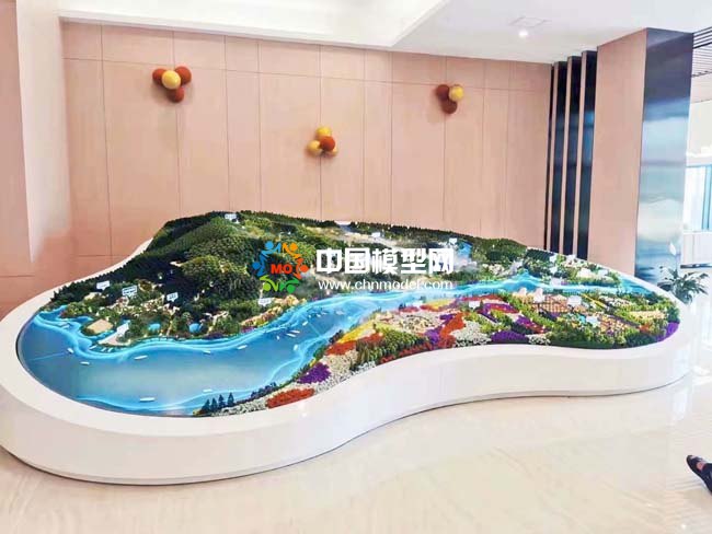 溫泉小鎮(zhèn)沙盤模型