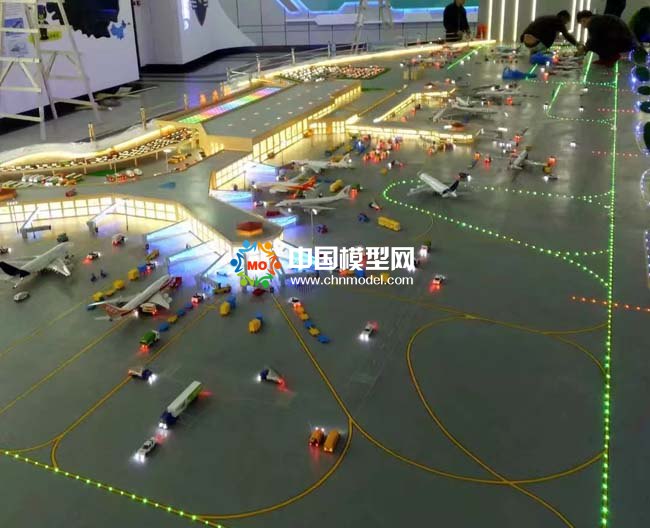 機場物流沙盤模型