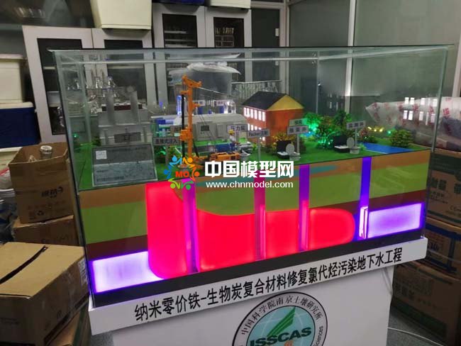 地下水污染修復(fù)沙盤模型，土壤修復(fù)沙盤模型