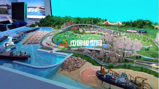 中國交建核心業(yè)務(wù)展示沙盤模型
