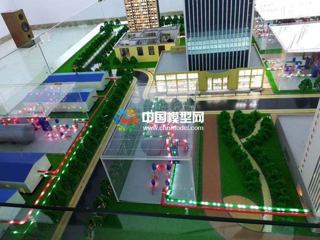采暖供熱沙盤模型