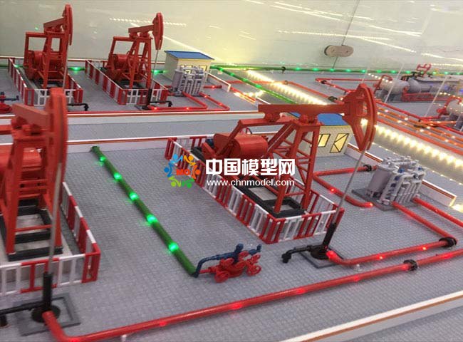 石油儲運(yùn)油氣集輸系統(tǒng)沙盤模型