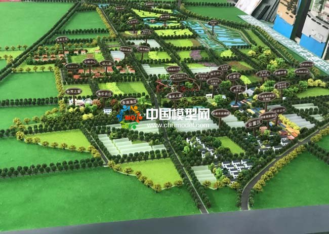 村鎮(zhèn)規(guī)劃沙盤(pán)模型
