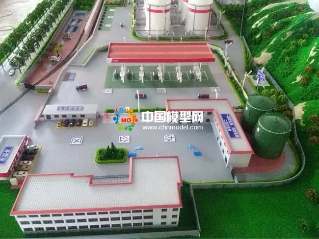 石油存儲(chǔ)智慧油庫沙盤模型
