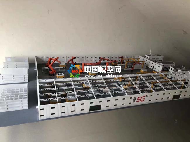聯(lián)通5G機(jī)器人智慧工廠沙盤模型