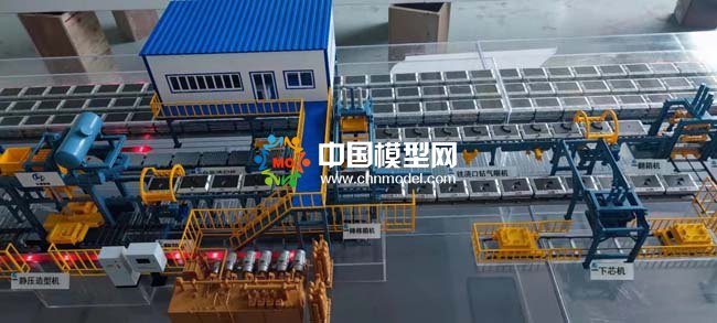 機(jī)械生產(chǎn)線沙盤(pán)模型