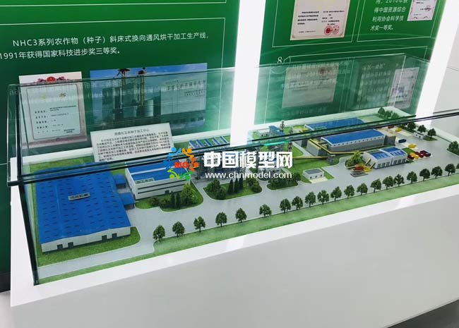 規(guī)?；衩追N子加工中心沙盤模型