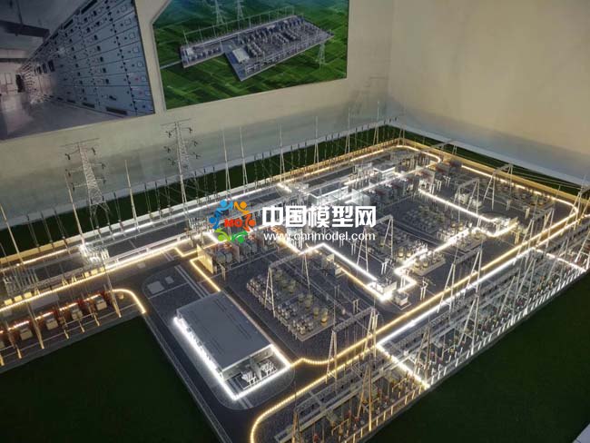 輸變電工程220KV變電站沙盤模型