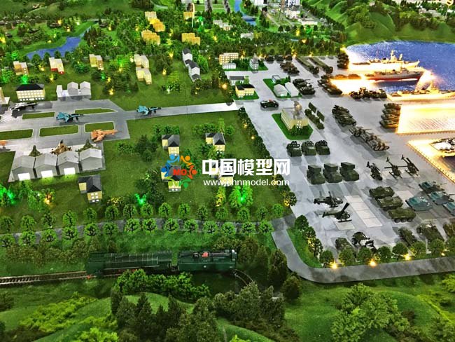 軍事戰(zhàn)略演示沙盤模型