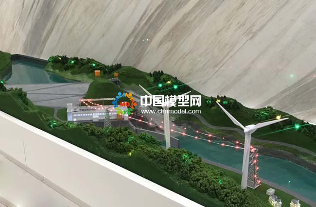 苗尾水電站沙盤模型