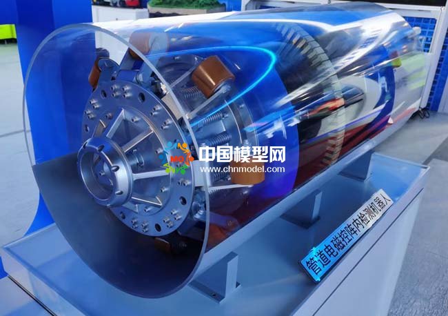 管道電磁控陣內(nèi)檢測機(jī)器人模型