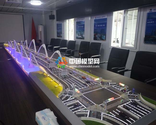 中國電建淯陽橋重建工程沙盤模型