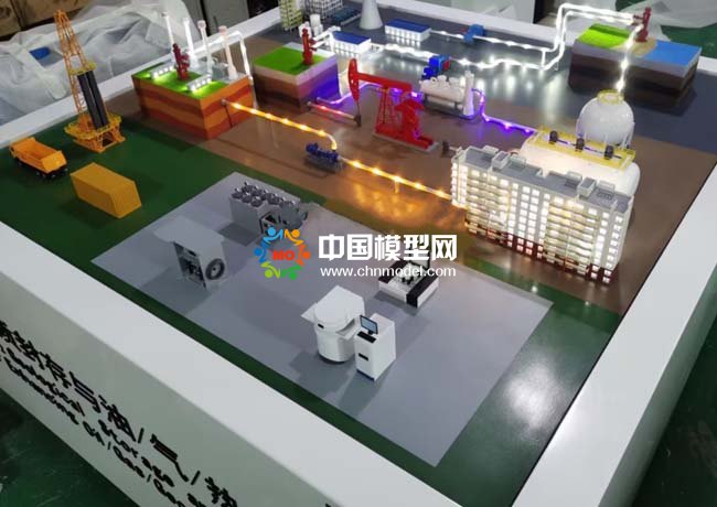 油氣熱增產(chǎn)利用沙盤模型