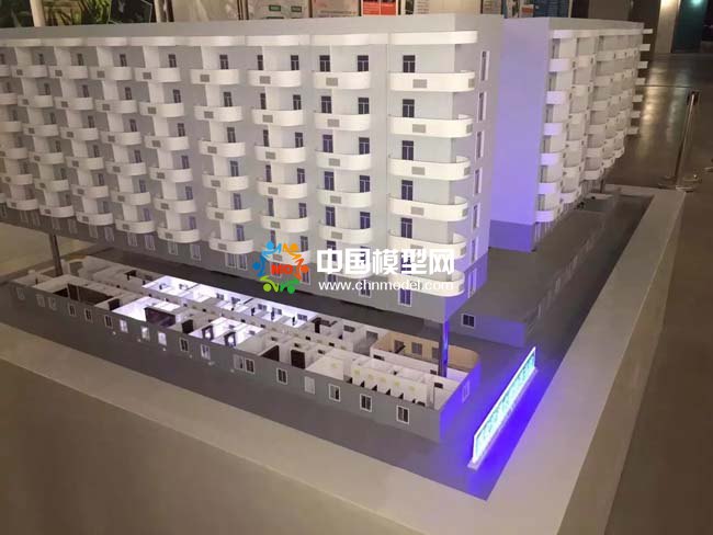 西安交通大學(xué)仲英書院建筑模型