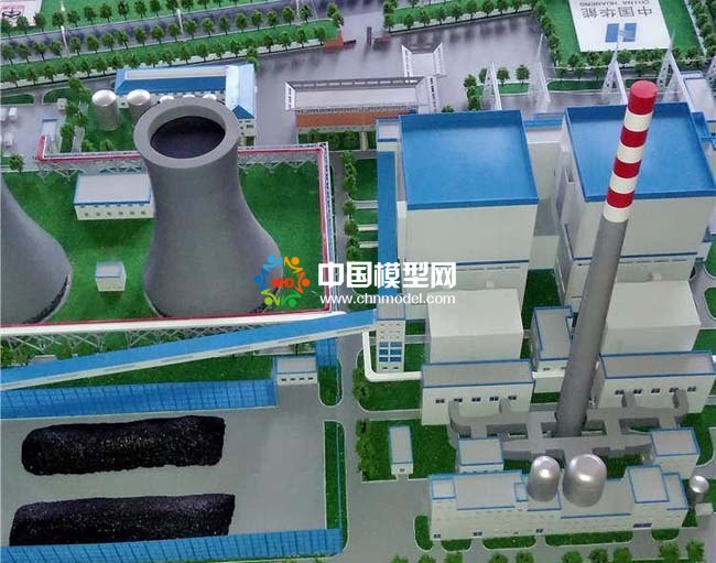 華能火力發(fā)電廠沙盤模型