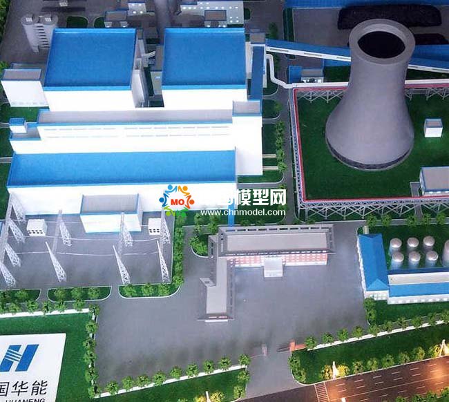 華能火力發(fā)電廠沙盤模型