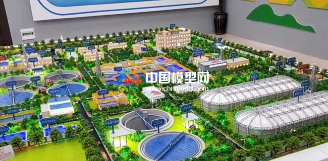 現(xiàn)代化污水處理廠沙盤模型處理過(guò)程解讀