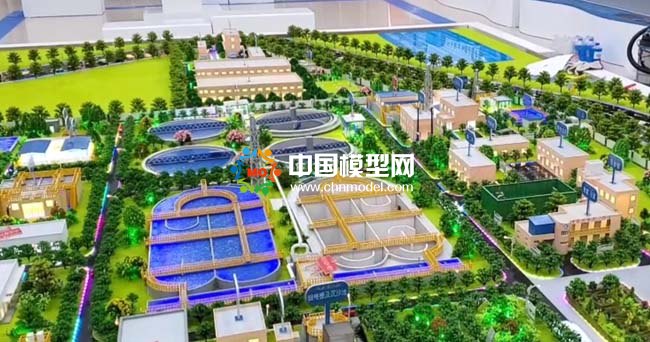現(xiàn)代化污水處理廠沙盤模型處理過(guò)程解讀