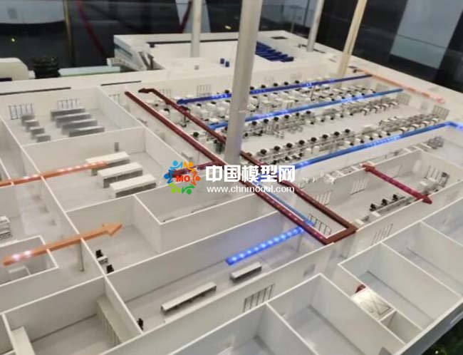 卡爾蔡司光學(xué)生產(chǎn)流水線沙盤模型