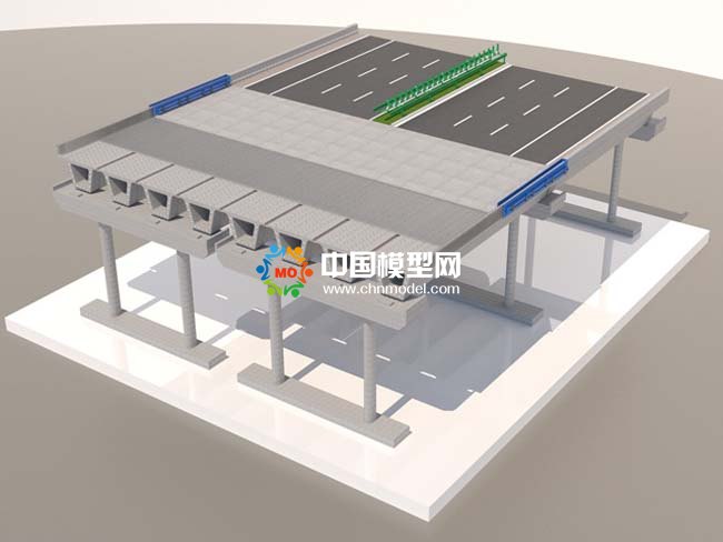 橋梁預(yù)制梁施工工藝沙盤模型
