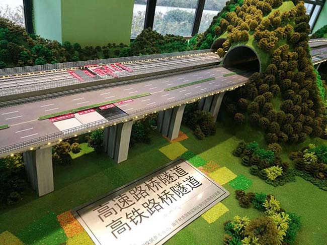高速公路建設(shè)沙盤(pán)模型集錦