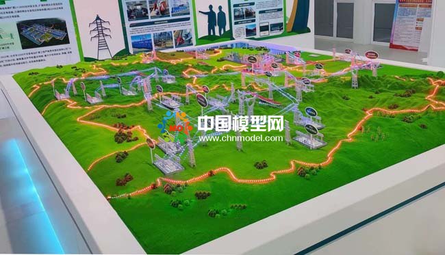 特高壓1000千伏變電站沙盤模型