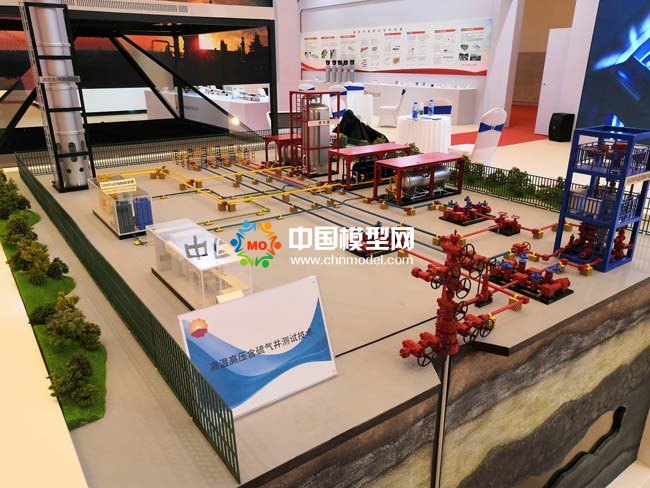 高溫高壓含硫氣井測(cè)試技術(shù)沙盤模型