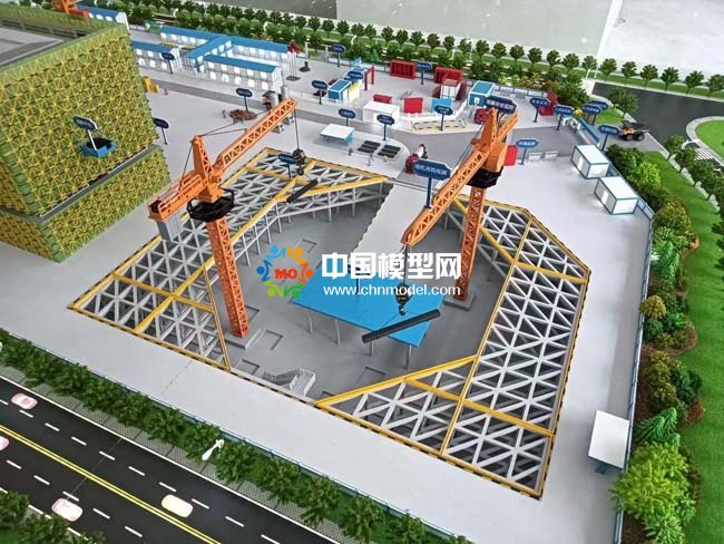 建筑工地視頻監(jiān)控系統(tǒng)沙盤模型