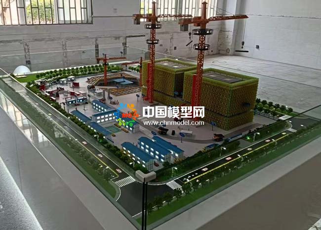 建筑工地視頻監(jiān)控系統(tǒng)沙盤模型