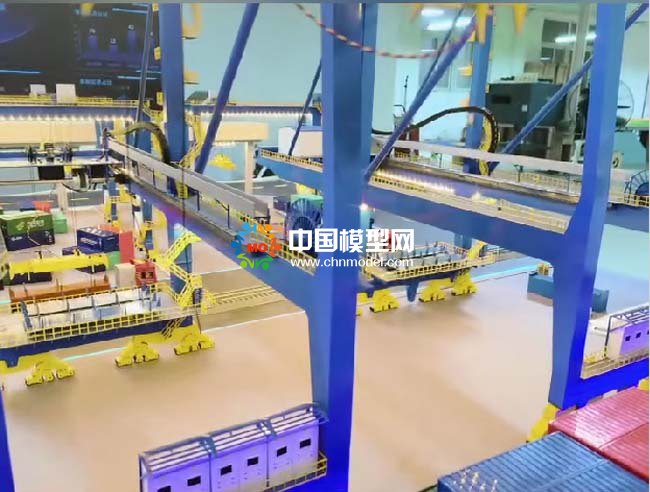 港口自動(dòng)化流程沙盤模型