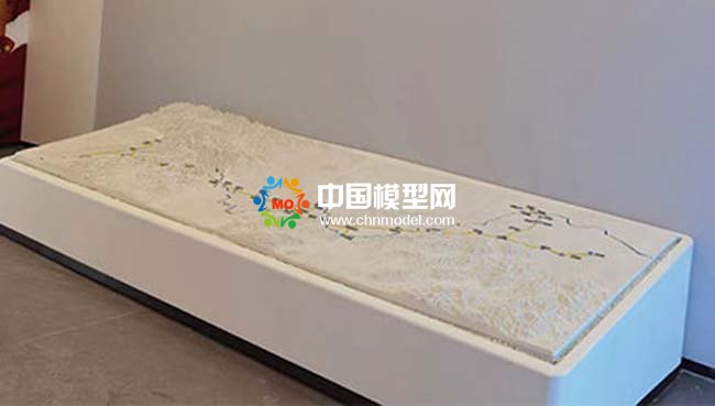 川氣東送管道工程沙盤模型