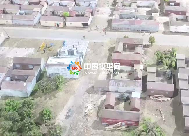 老村復(fù)原沙盤(pán)模型