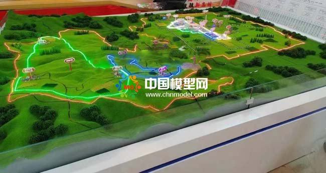 村鎮(zhèn)疫情防控沙盤模型