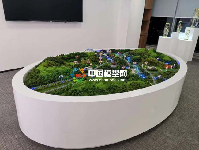 長白山景區(qū)沙盤模型