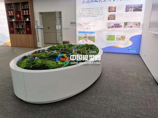 長白山景區(qū)沙盤模型