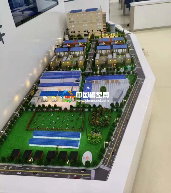 城鄉(xiāng)綠色生態(tài)新能源產(chǎn)業(yè)鏈沙盤(pán)模型