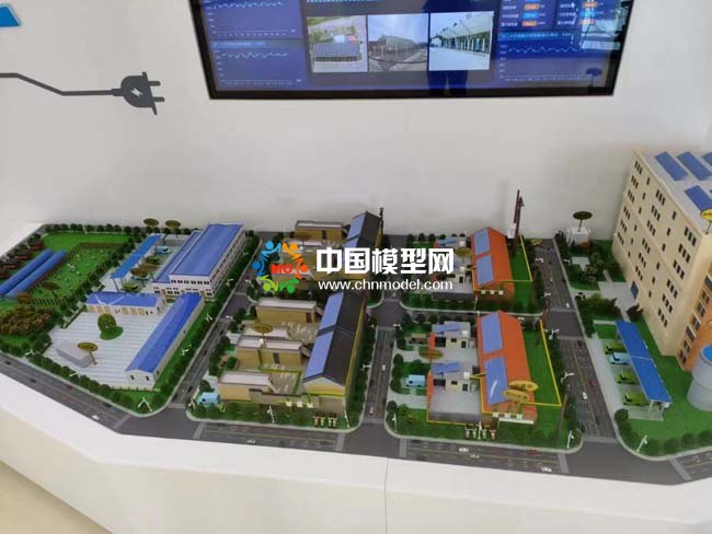 城鄉(xiāng)綠色生態(tài)新能源產(chǎn)業(yè)鏈沙盤(pán)模型