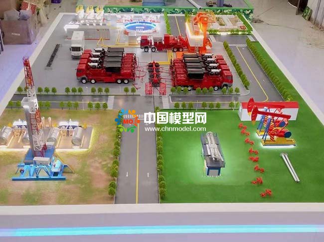 油田裝備制造沙盤模型