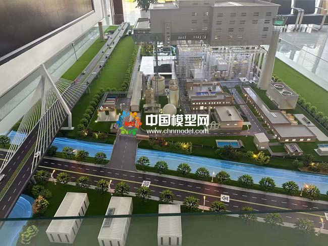 生活垃圾綜合處理焚燒發(fā)電廠(chǎng)沙盤(pán)模型