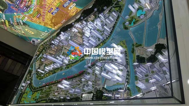 橫琴一江兩岸規(guī)劃沙盤模型