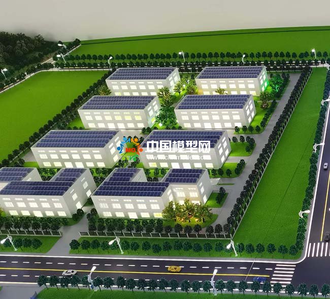 工商業(yè)分布式光伏電站沙盤(pán)模型